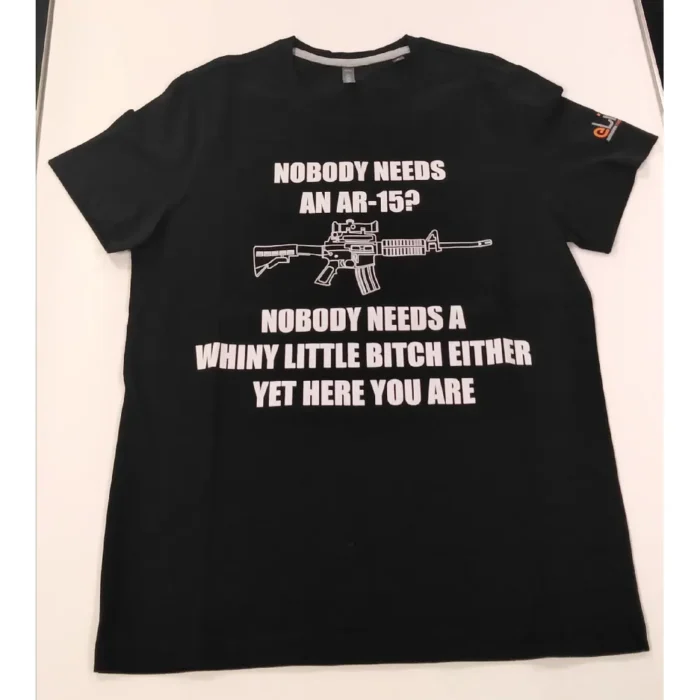 Majica - Nobody Needs an AR15? - črna