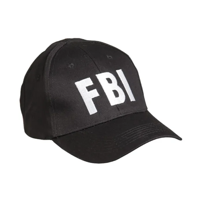 Baseball kapa - FBI - črna
