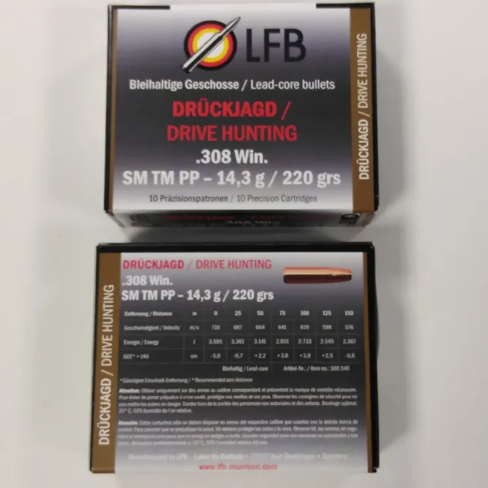 Naboji - LFB Calibre .308 Winchester - 10 kosov