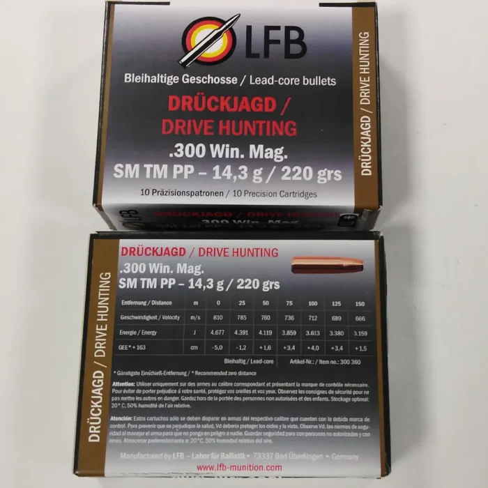 Naboji - LFB Calibre .300 Winchester Magnum - 10 kosov