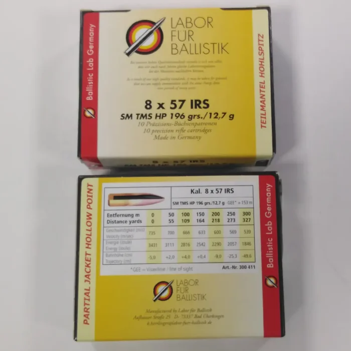 Naboji - LFB Calibre 8 x 57 IRS - 10 kosov
