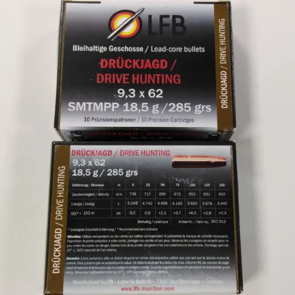 Naboji - LFB Calibre 9.3 x 62 - 10 kosov