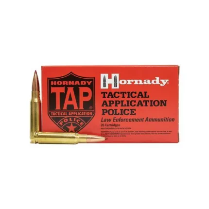 Naboji - Hornady 80725 tap rifle ammo .308 WIN 168GR ELD match tap precision - 20 kosc