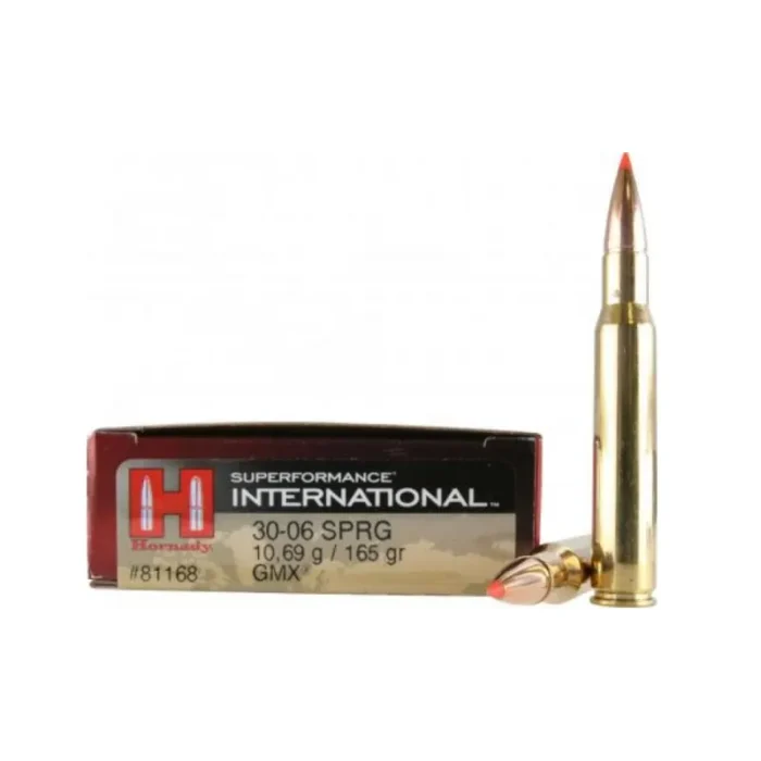 Naboji - Hornady 81168 superformance intern. ammo .30-06SPRG 165GR GMX BLEIFREI 20/200 - 20 kosov - slika 2