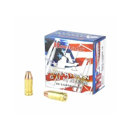 Naboji - Hornady 90224 American gunner ammo 9MM +P LUGER 124GR XTP AG 25/250 - 25 kosov