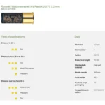 Naboji - RTW wdmnsh 20/70 3,2mm 28g nr.4 črna UM (20x10) - 10 kosov - slika 2