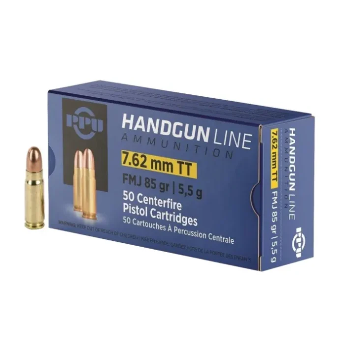 Naboji - A-147 Nab. 7,62mm TT FMJ 5,5g/85gr 50/1 PPU - 50 kosov - slika 1