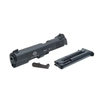 Conversion kit proizvajalca GSG ki vašo standardno pištolo 1911 v kalibru 9 ali .45 spremeni v kaliber .22 l.r. Za nakup je potrebno nabavno dovoljenje!