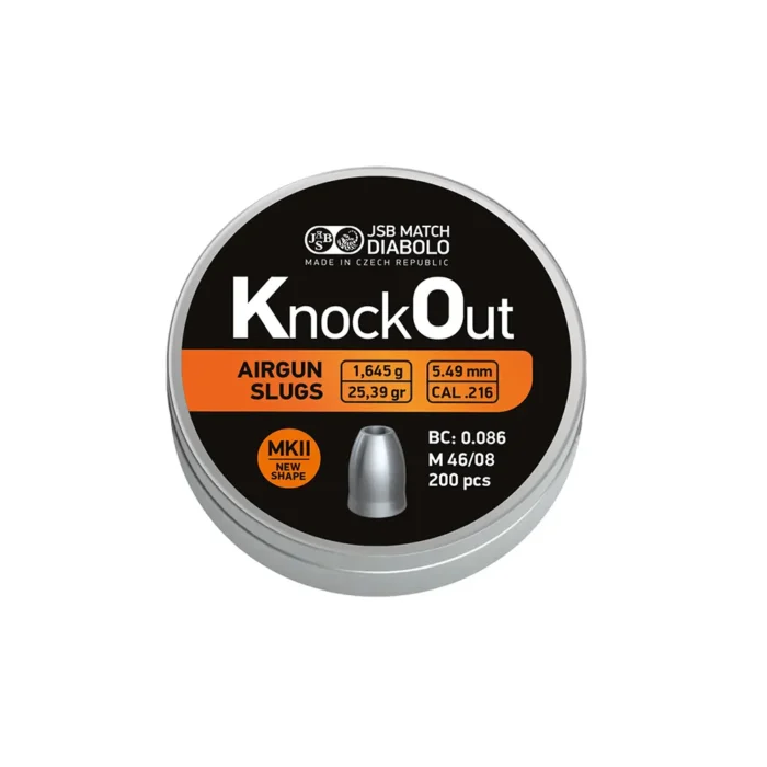 Slugi - JSB KNOCKOUT Slugs cal .216 MKII - slika 1