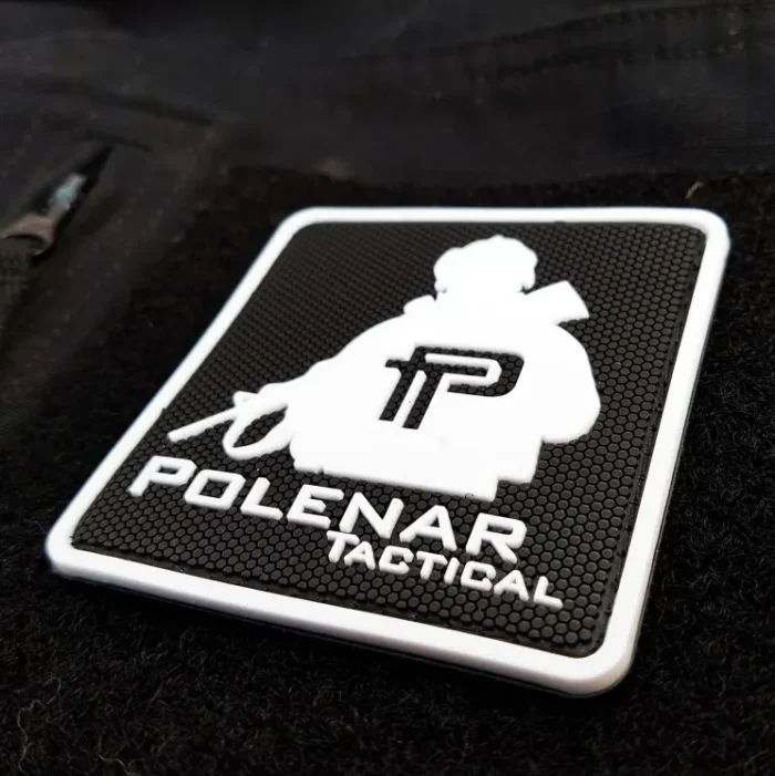 Polenar Tactical Patch PT logo White/Black - slika 1