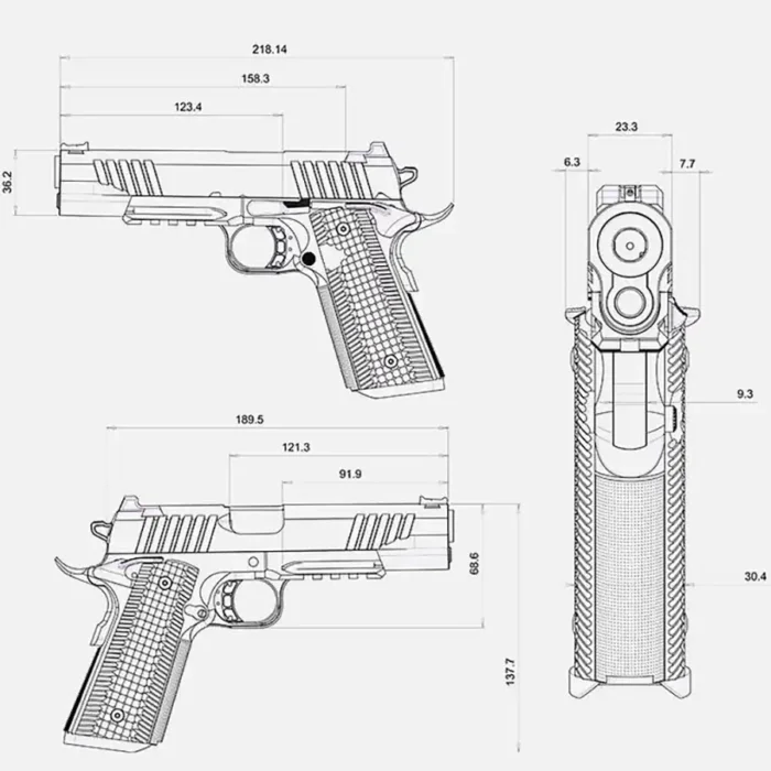 Pištola BUL 1911 EDC 5" - slika 11
