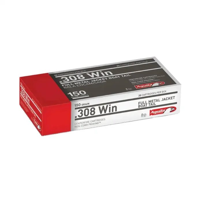 Naboj Aguila 308 Win. 9,70g / 150gr FMJBT - slika 1