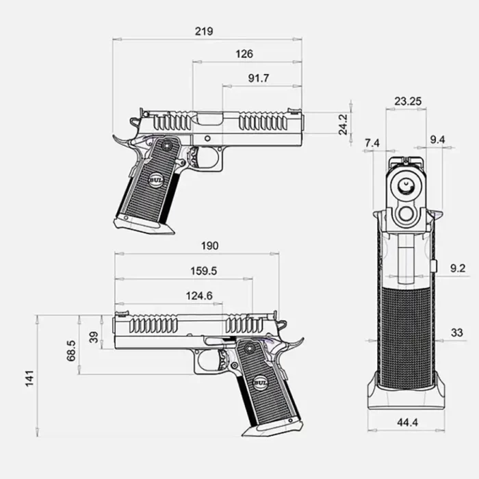 Pištola BUL SAS II SL SAW - slika 6
