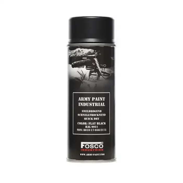 Barva Flat Black v spreju Fosco - slika 1