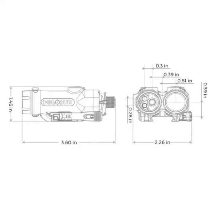 Laser Holosun LE321 Laser - slika 5