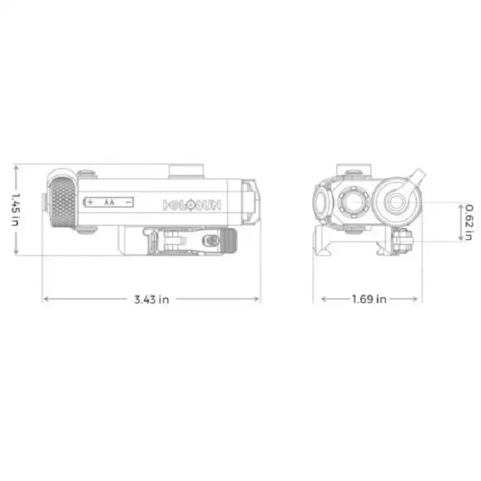 Laser Holosun LS117 Laser - slika 5