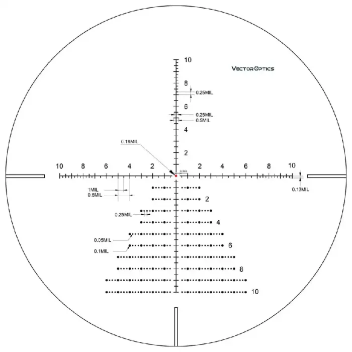 Daljnogled Vector Optics Continental 3-18x50 SFP Tactical - slika 6