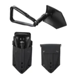 US BLACK 2,5MM TRIFOLD SHOVEL WITH POUCH - slika 2