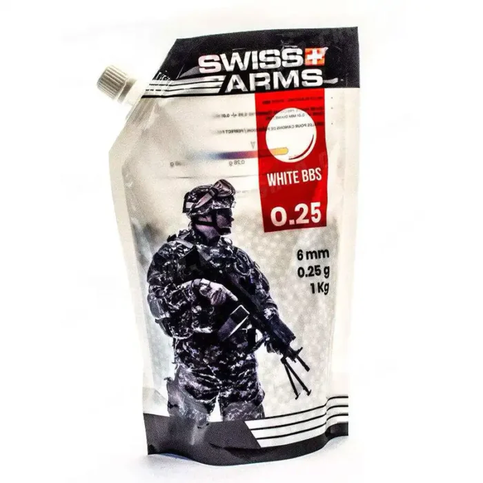 Kroglice Swiss Arms White 0,25g 4000kos - slika 1