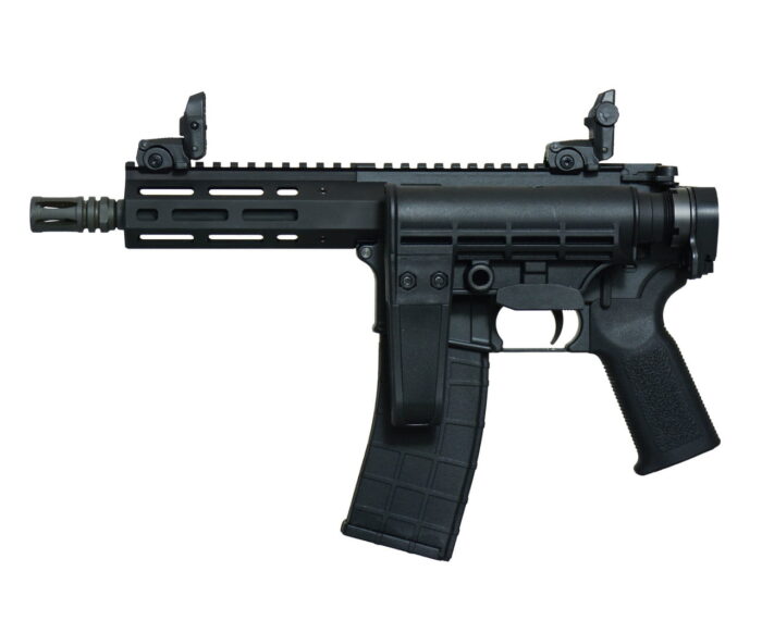 Puška Tippmann M4-22 Bug OUT Micro pistol 22lr 7'', T5 Arm brace - slika 2