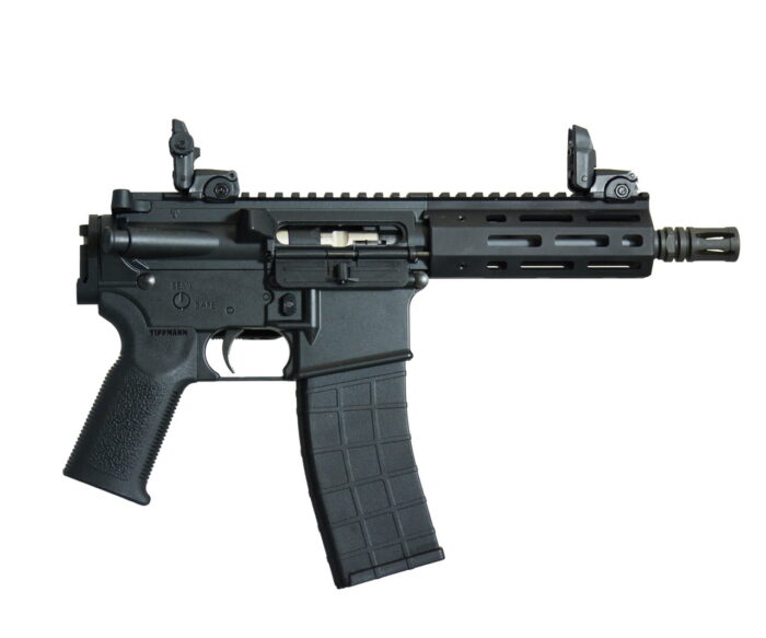 Puška Tippmann M4-22 Bug OUT Micro pistol 22lr 7'', T5 Arm brace - slika 5