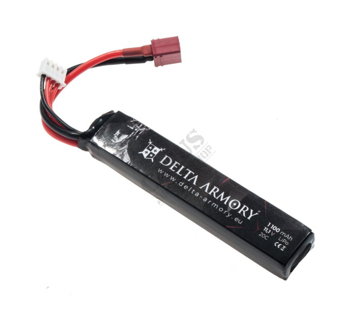 Baterija Lipo 11.1v 20c 1100 mAh Dean -T Delta Armory - slika 1