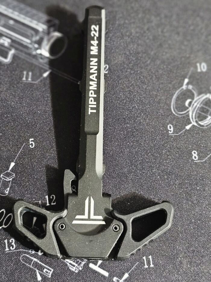 Tippmann Arms AMBI charging handle ALU black (Tinck Arms) - slika 2