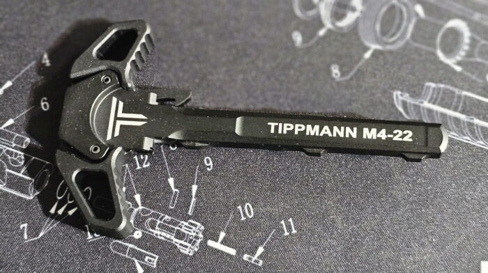 Tippmann Arms AMBI charging handle ALU black (Tinck Arms) - slika 1