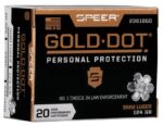 Naboj 9x19 Gold Dot 8,0g 124 HP (20 pakiranje)