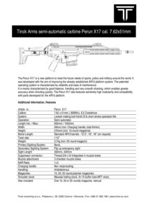 Puška Tinck Arms Perun – X17, barrel 16'', .308 Win - slika 6