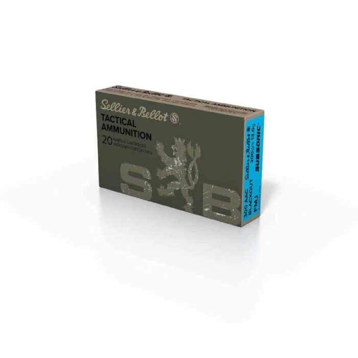 Naboj SB 300 AAC Blackout SUBSONIC FMJ / 200gn / 13g (20) - slika 1