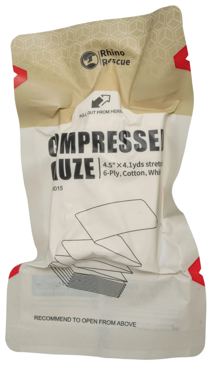 Rhino Rescue Quick Response Compressed Gauze - slika 1