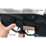 AR15 Ambidextrous Extended Magazine Release, Black | UTG® - slika 2