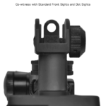 Forged Carry Handle, 7075-T6, A2 Dual Aperture with 6/3 Drum | UTG PRO® - slika 2