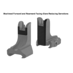 Super Slim Fixed Front Sight, Low Profile, Standard A2 FSP | UTG® - slika 4