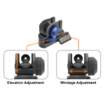Super Slim Fixed Rear Sight, A2 Dual Aperture with 6/3 Drum | UTG® - slika 6