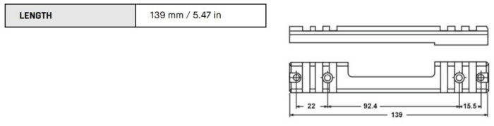 Optic Mount, for REMINGTON® 700 | UTG - slika 4