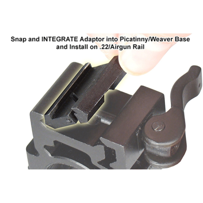 Dovetail-to-Picatinny Snap-on Rail Adaptors, 2/Pack | UTG® - slika 7
