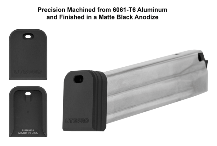 +0 Base Pad, for SA XDm, Black Aluminum | UTG PRO® - slika 4