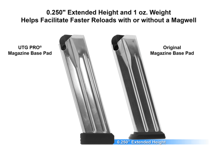 +0 Base Pad, for SA XDm, Black Aluminum | UTG PRO® - slika 6