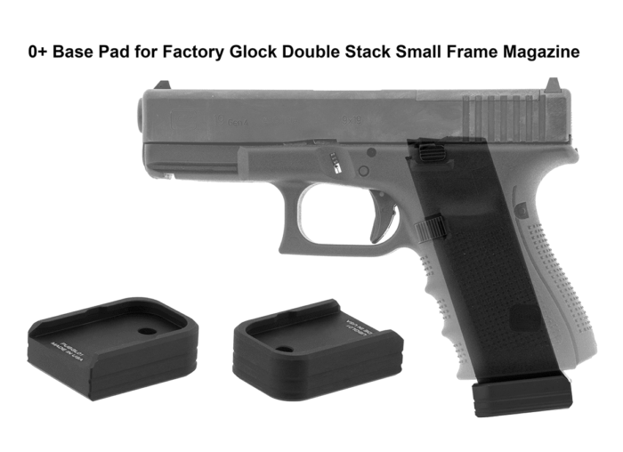 +0 Base Pad, for GLOCK® 9mm/.40 OEM Magazine, Black Aluminum | UTG PRO® - slika 5