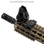 Angled QD Sling Swivel Adaptor, Picatinny, 45 Degree Offset | UTG® - slika 3