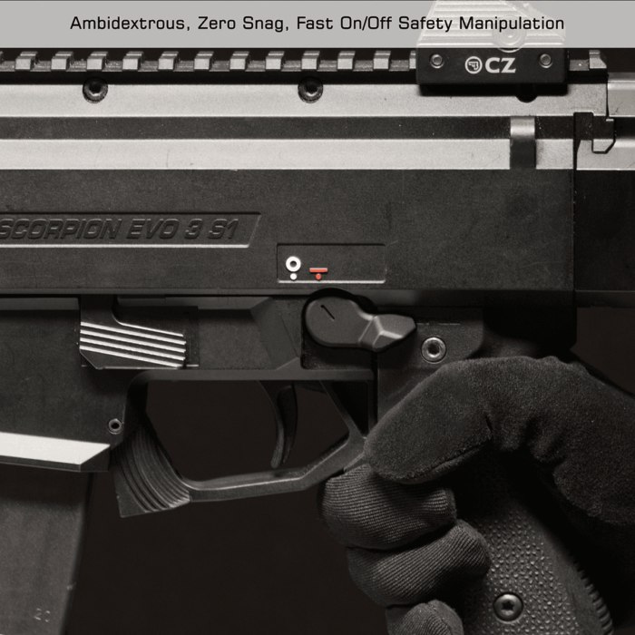 Safety Selectors, for CZ Scorpion Evo 3, Black | UTG® - slika 3