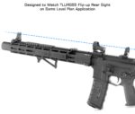 Front Sight, Manual Flip-up, Standard A2 FSP | UTG PRO® - slika 4