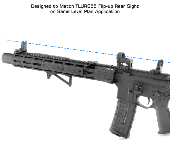 Front Sight, Manual Flip-up, Standard A2 FSP | UTG PRO® - slika 4