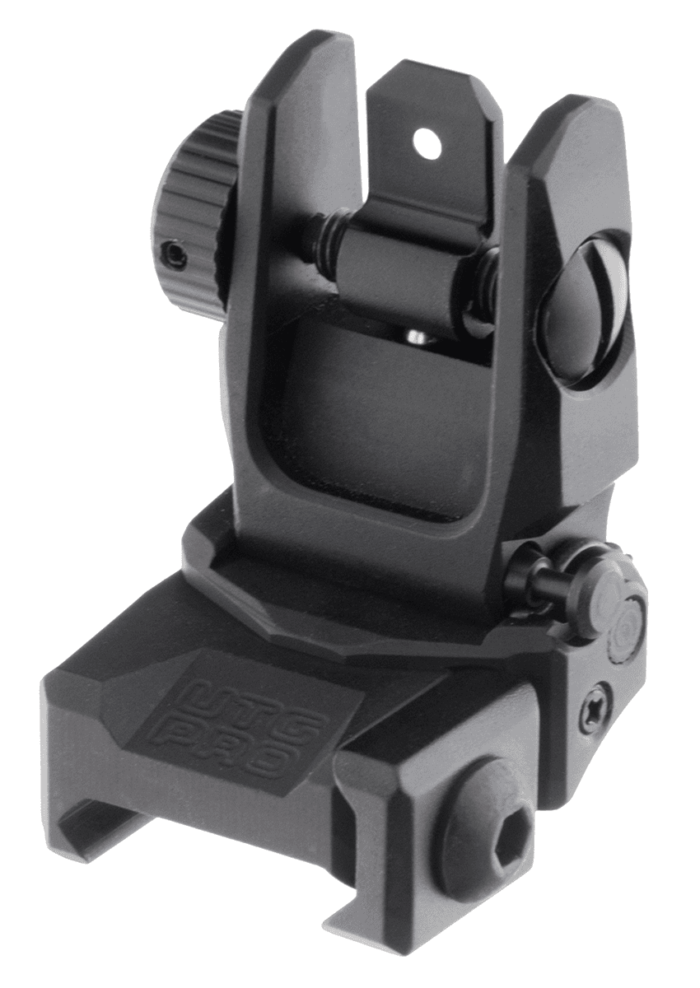 Rear Sight, Manual Flip-up, Tool-free Dual Aperture | UTG PRO® - slika 1