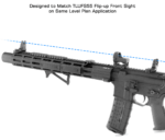 Rear Sight, Manual Flip-up, Tool-free Dual Aperture | UTG PRO® - slika 5
