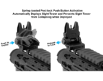 ACCU-SYNC® Front Sight, Spring Loaded Flip-up, Standard A2 FSP | UTG® - slika 5