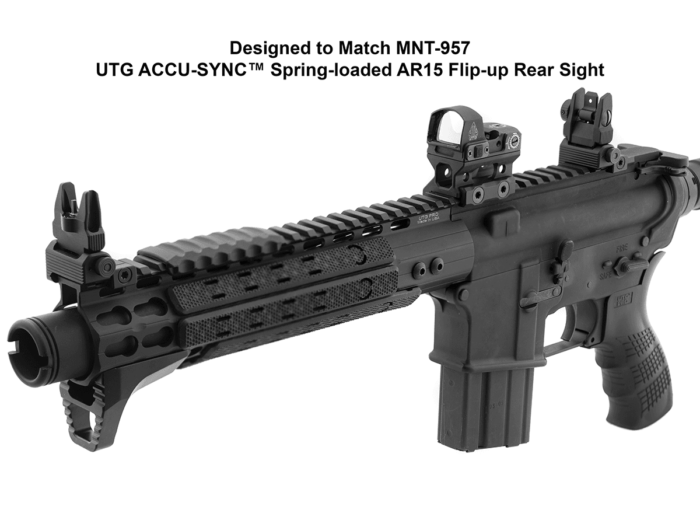 ACCU-SYNC® Front Sight, Spring Loaded Flip-up, Standard A2 FSP | UTG® - slika 8