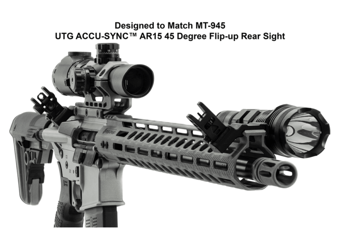 ACCU-SYNC® 45 Degree Front Sight, Manual Flip-up, Tool-free FSP | UTG® - slika 4